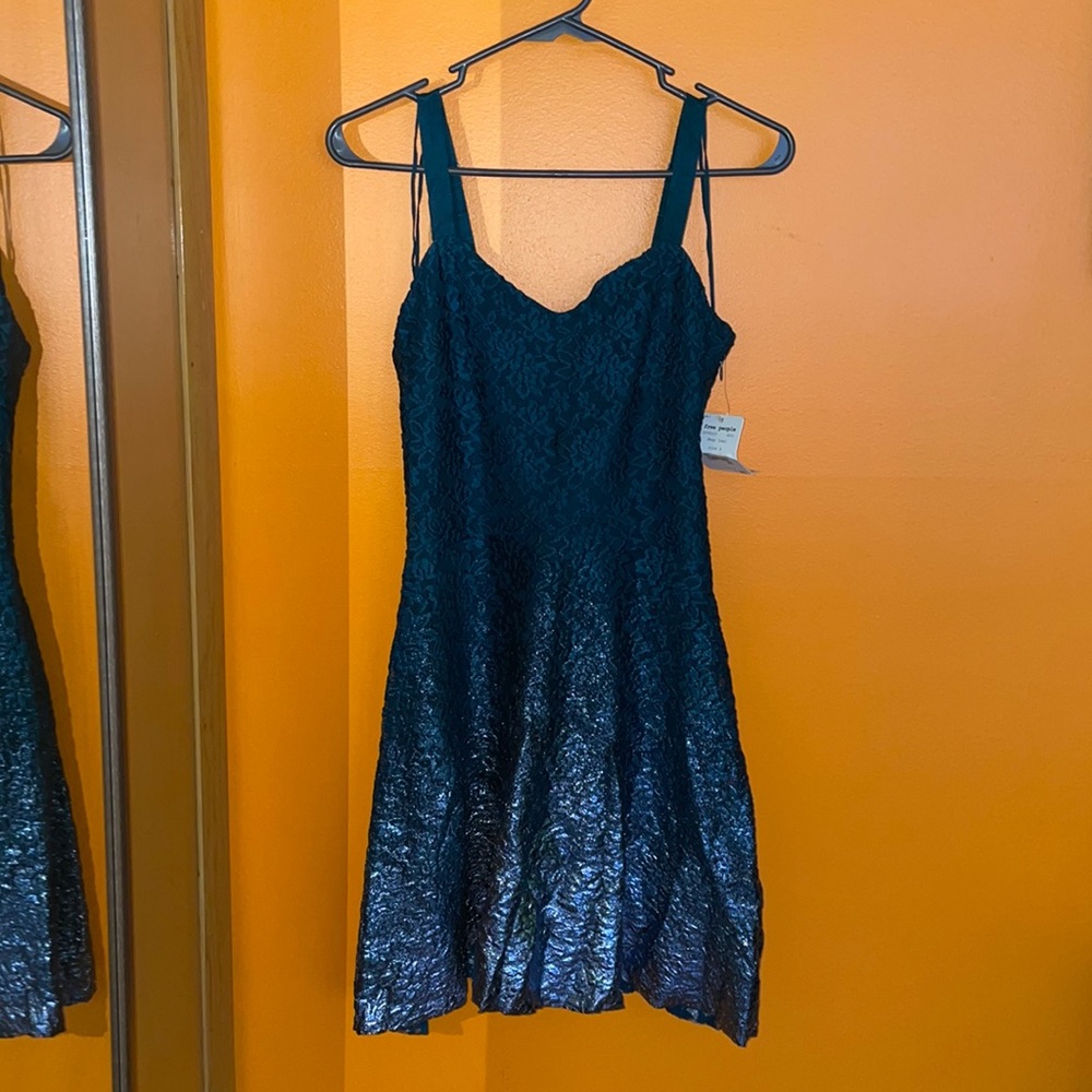 BNWT Free People Dress In Deep Teal Size S